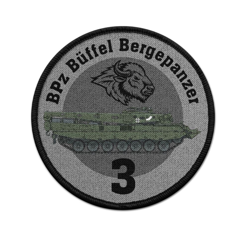 Patch 9cm Büffel Bergepanzer 3 BPz Bundeswehr Leopard Abzeichen #47153