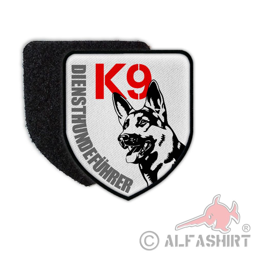 Patch K9 Diensthunde Führer Dienst Hund Polizei Wache Rettungs Einsatz #31919