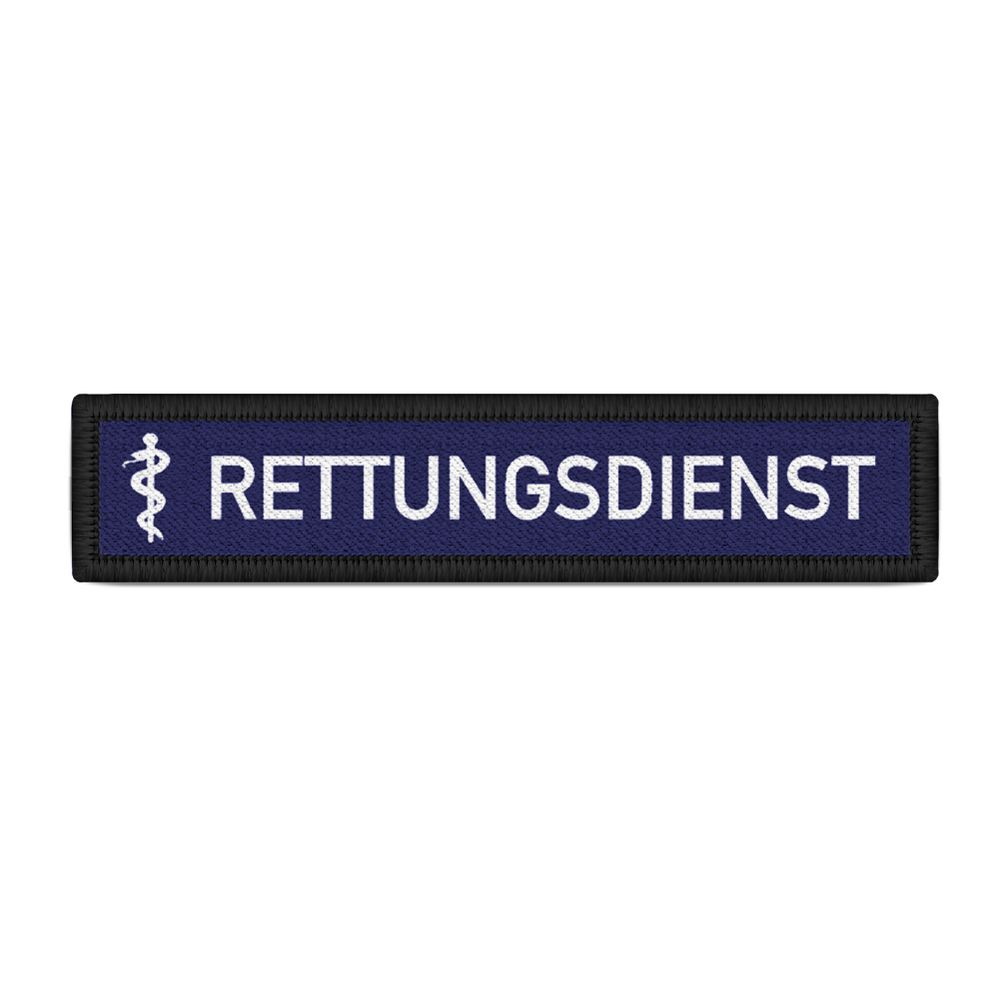 Klett-Patch Streifen RETTUNGSDIENST Sanitäter Not-Arzt Not-San Doktor #34692