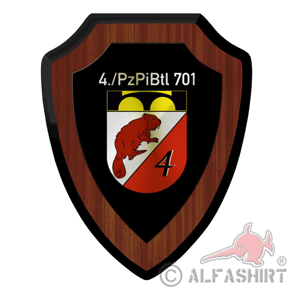 Coat of arms shield 4 company PzPiBtl 701 tank engineer battalion 37 #42518