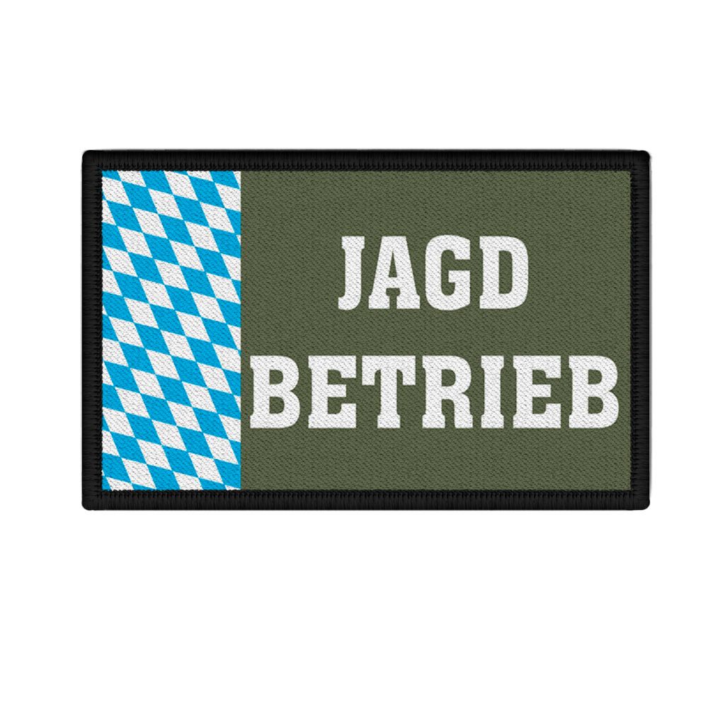 Jagdbetrieb Bayern Oliv Patch Aufnäher Germany Uniform Jagd Wild #39443