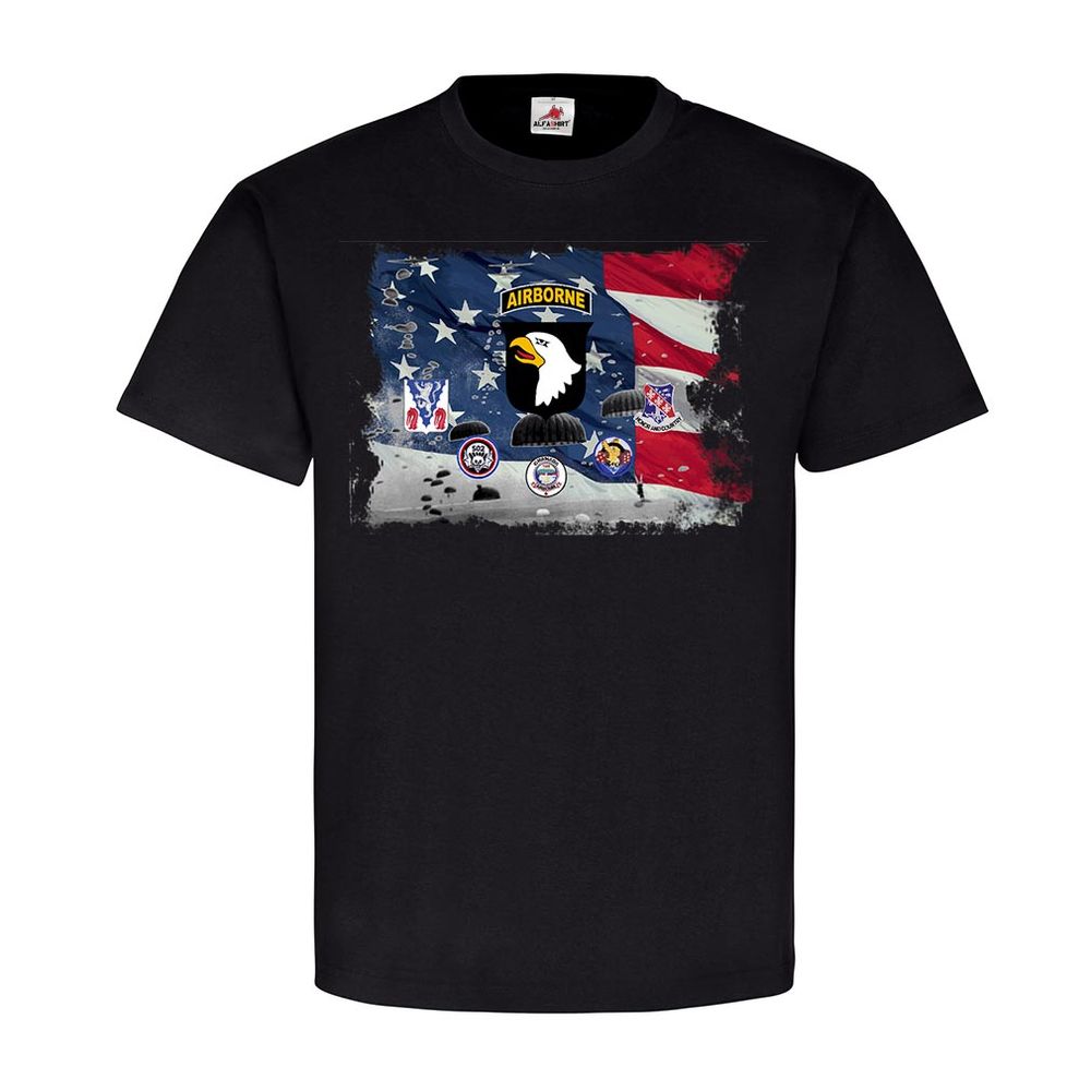 Airborne Legends Us Airborne Divisionen 101st Fallschirmspringer T Shirt #21439