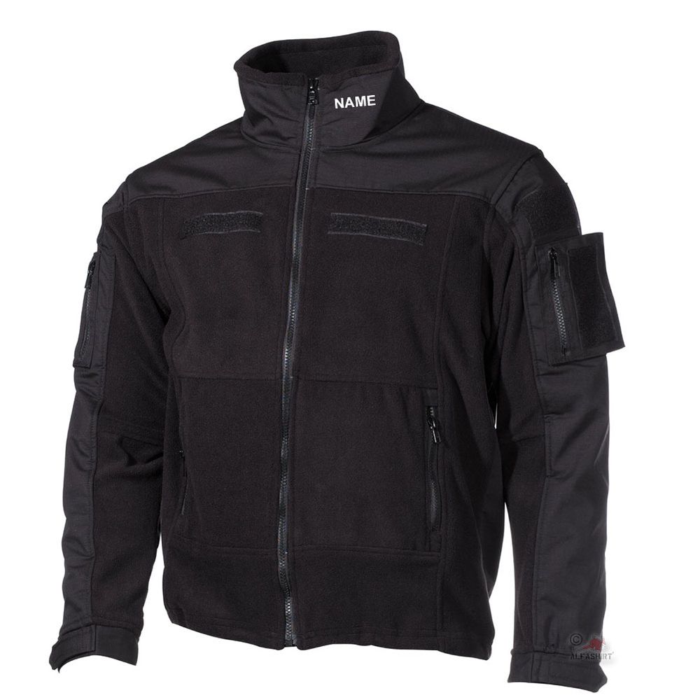 Command fleece jacket black personalized your name desired text jacket #42819