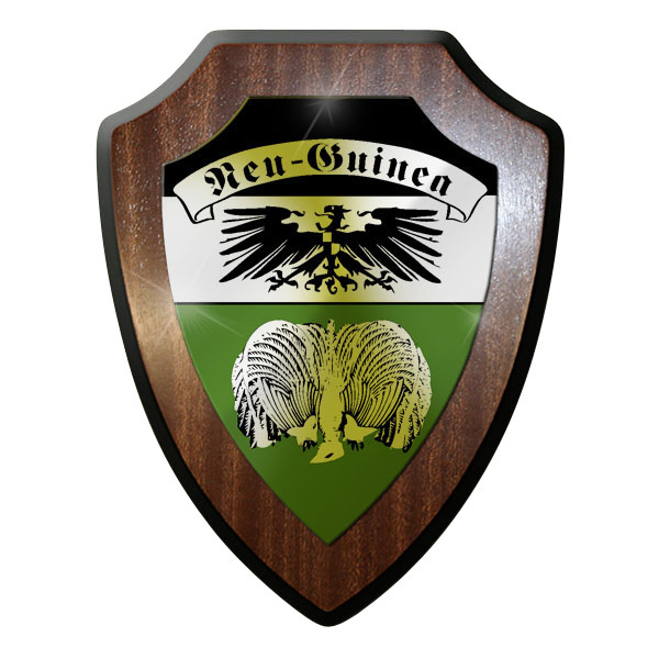 Wappenschild Neu-Guinea Insel Südostasien deutsche Kolonie Kolonialzeit #8852