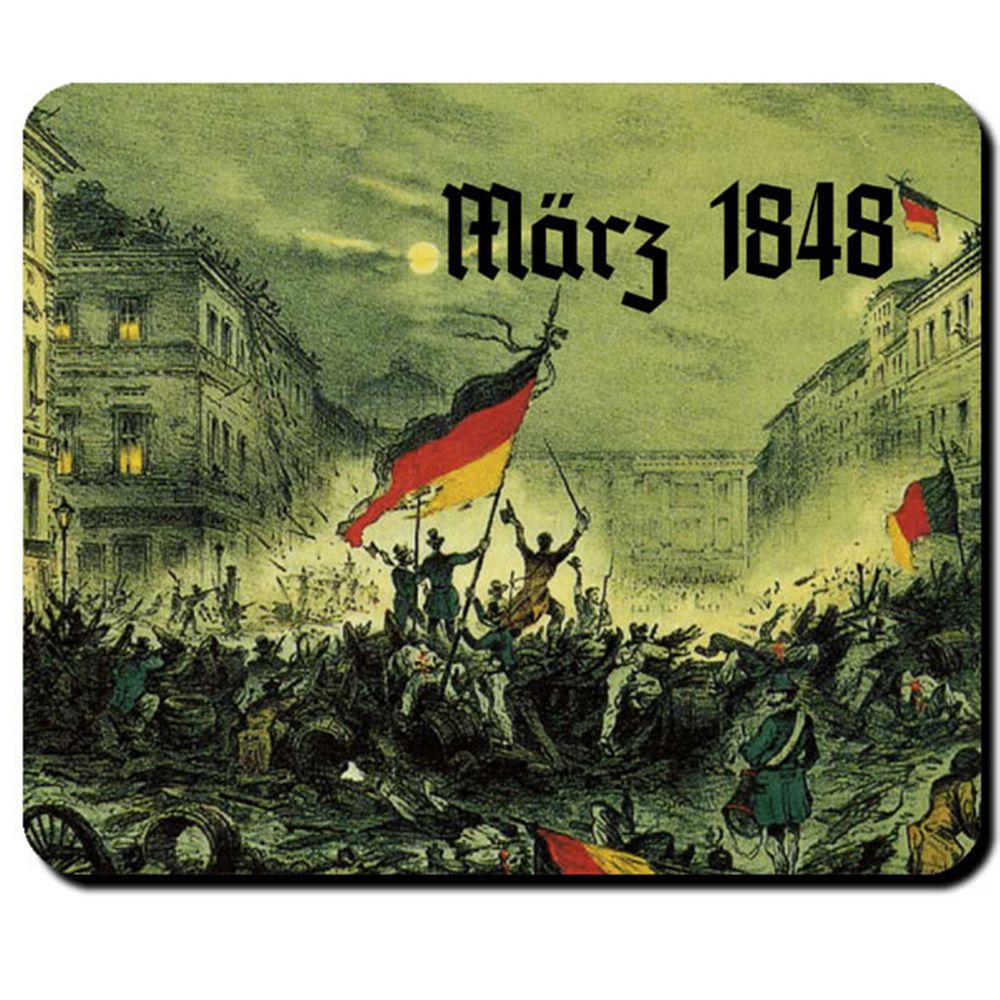 März 1848 Deutschland Revolution Frankfurt Preußen Deutscher - Mauspad #7903