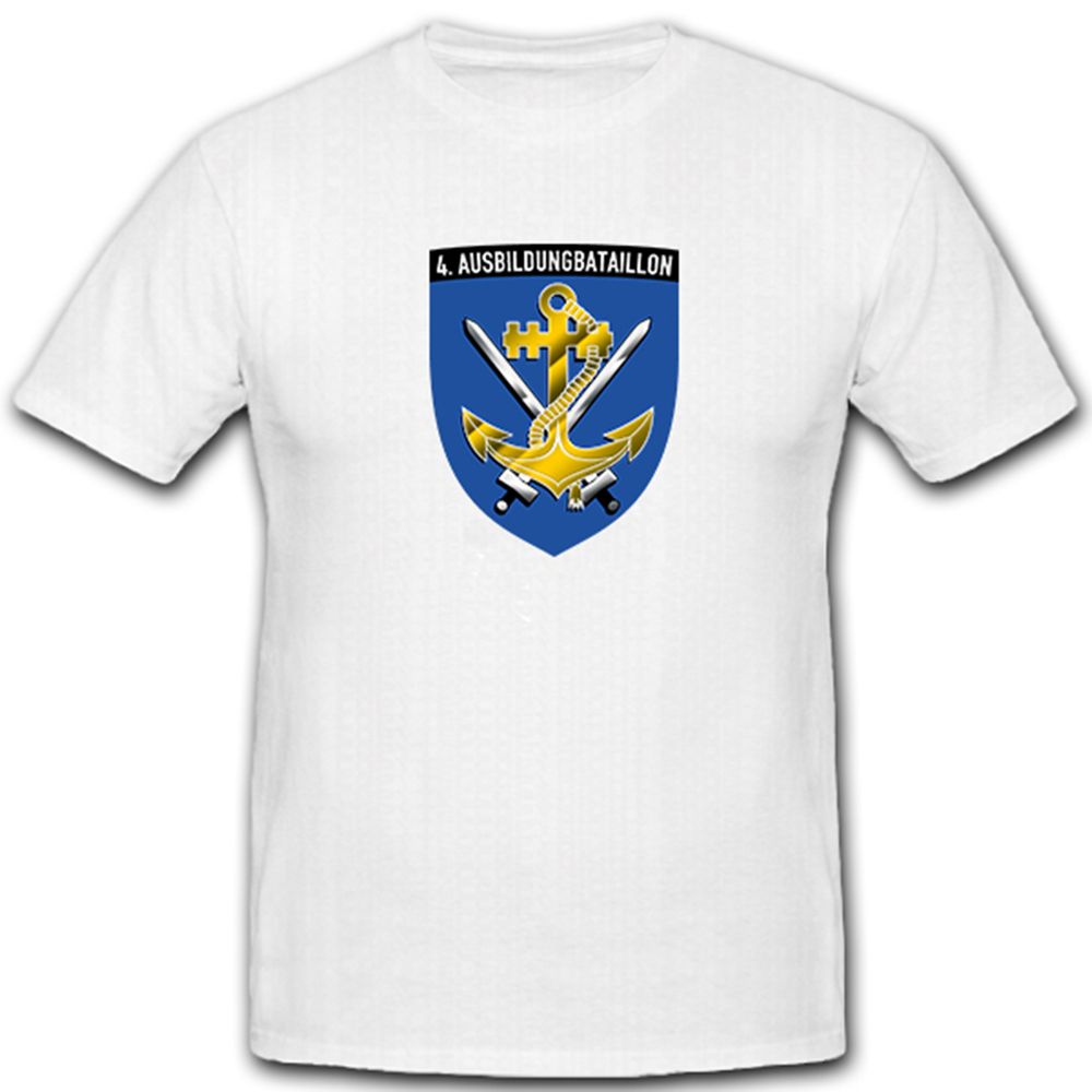 4. Marineausbildungsbataillon deutsche Marine WK 2 Matrose Wappen  T Shirt #5272