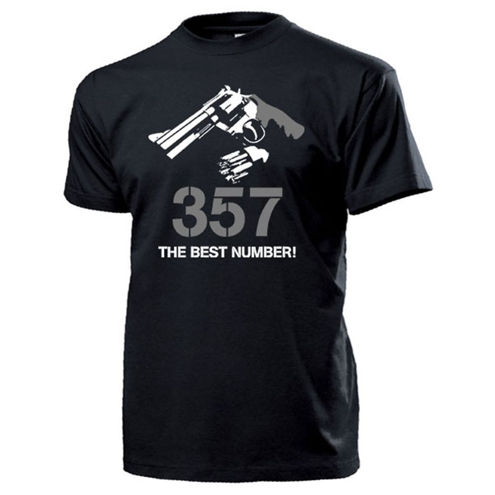 357 the best number Pistole Revolver Handfeuerwaffe - T Shirt #13132