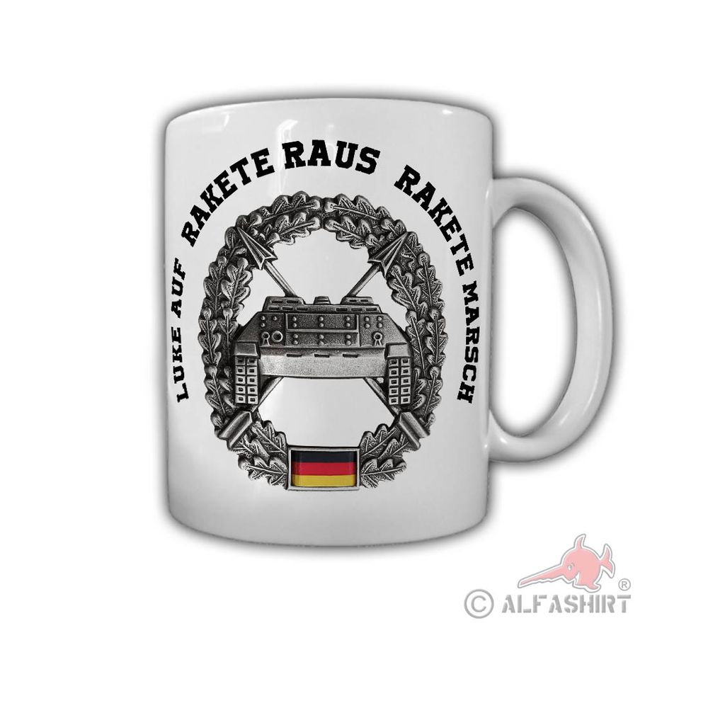 Tasse Panzerjäger Schlachtruf Bundeswehr Rakete Panzer-Jäger Hot Zug #30370