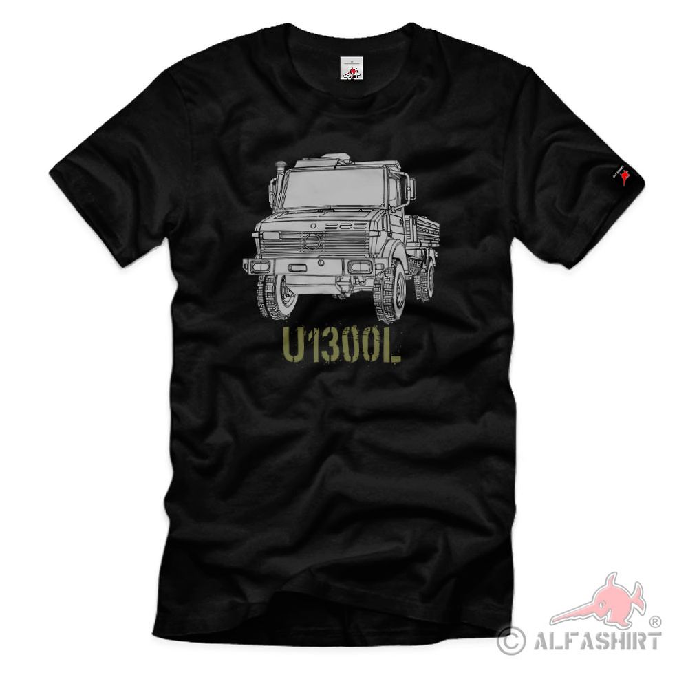 U1300L MOG truck Bundeswehr 435 all-wheel flatbed T-Shirt#40338