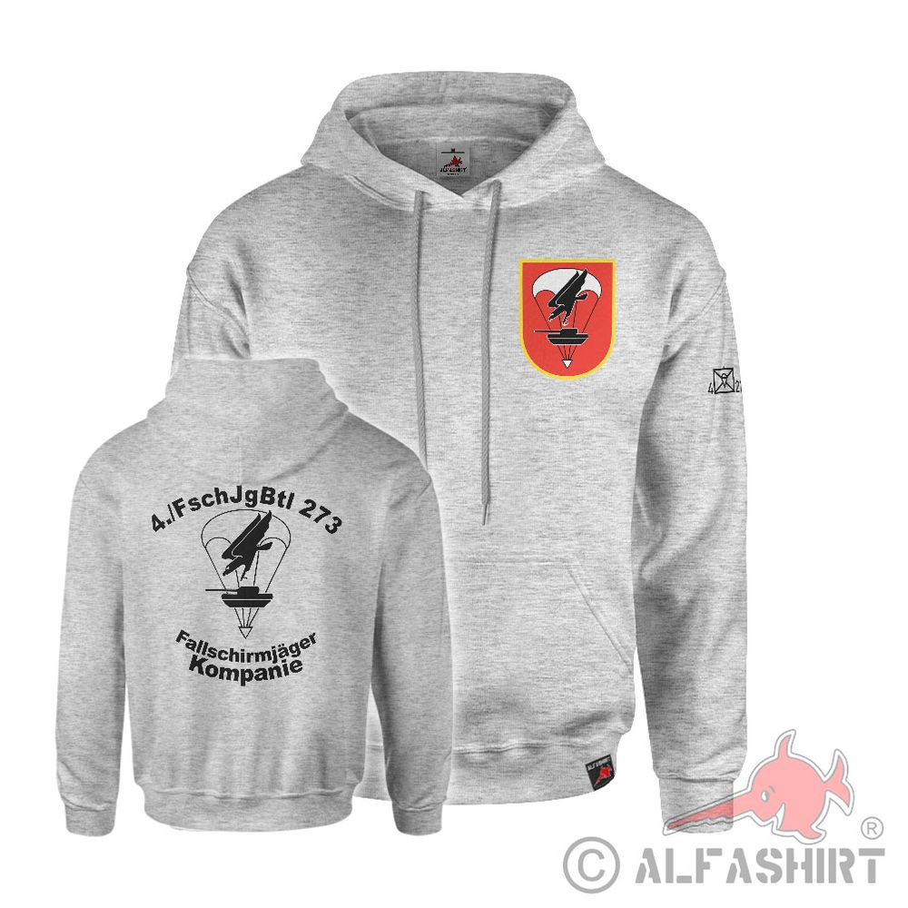Hoodie 4 FschJgBtl 273 Fallschirmjäger Batallion Kompanie #43399