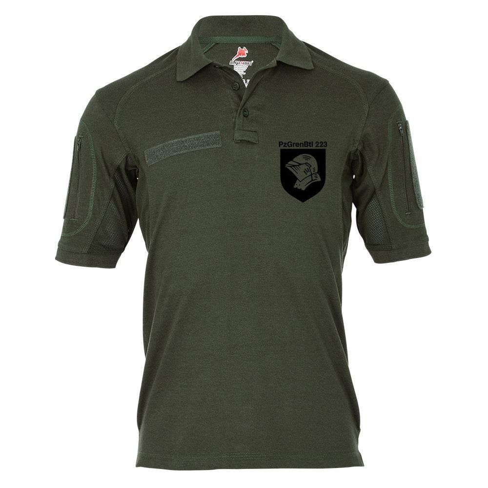 Tactical Poloshirt Alfa - PzGrenBtl 223 Panzer Grenadier Bataillon 223 BW #18970