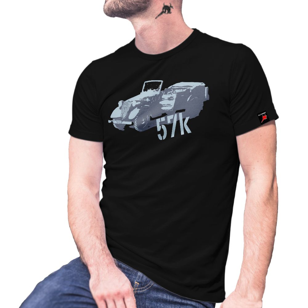 57k Kübelwagen Auto Oldtimer CZ Kübel Böhmen Mähren KFZ T-Shirt#27789