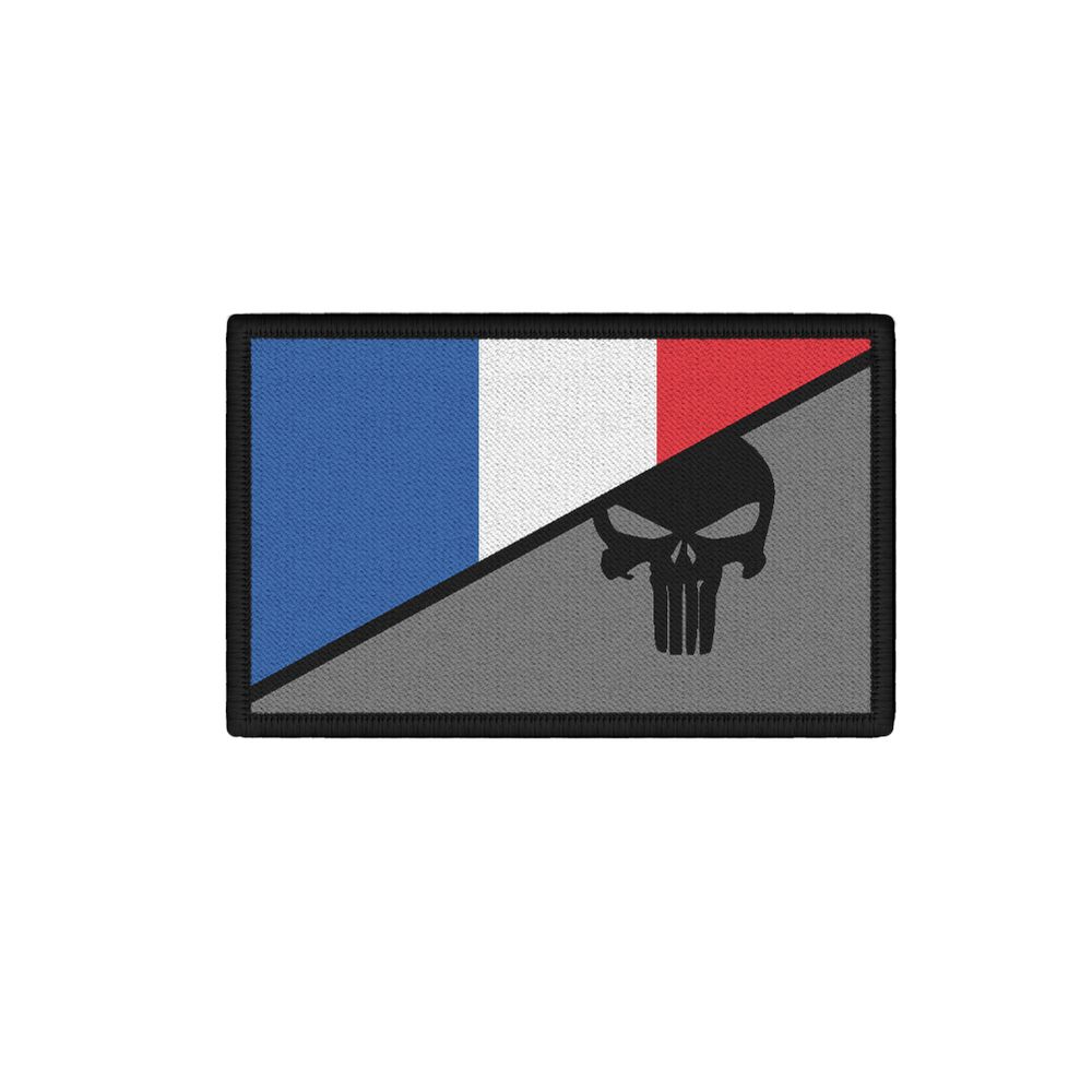Frankreich Skull Normal Tactical Airsoft Paris Eifel Turm Heer Patch #27669