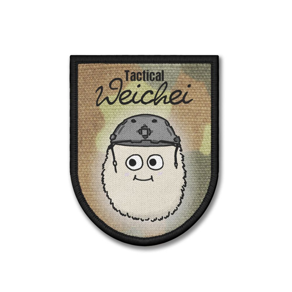 Patch 9x7cm Tactical Weichei Operator Helm flauschig Kulleraugen Fun #32329