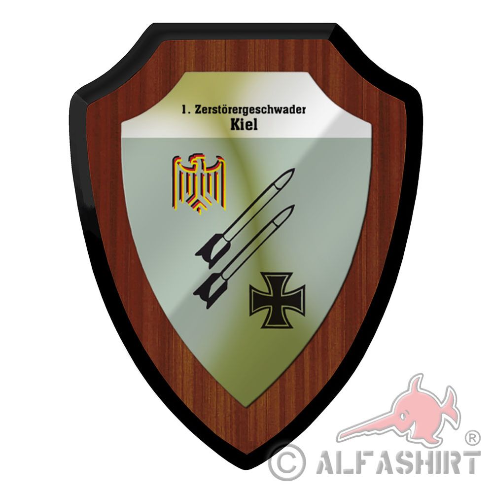 Coat of arms 1 Destroyer Squadron Kiel ZGsch Destroyer Hamburg Schleswig-#43658