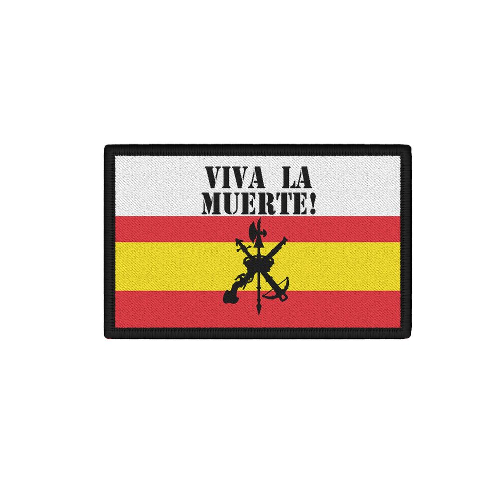 Patch Legión Española Viva la Muerte Spanische Legion Skull 7,5x4,5cm #33986