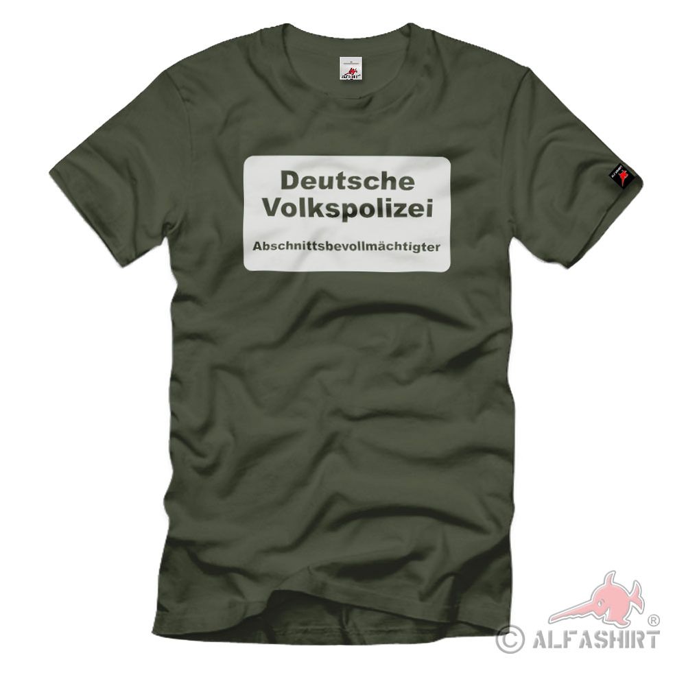 Volkspolizei Ddr Ossi Osten Abschnittsbevollmächtigter T Shirt #2227