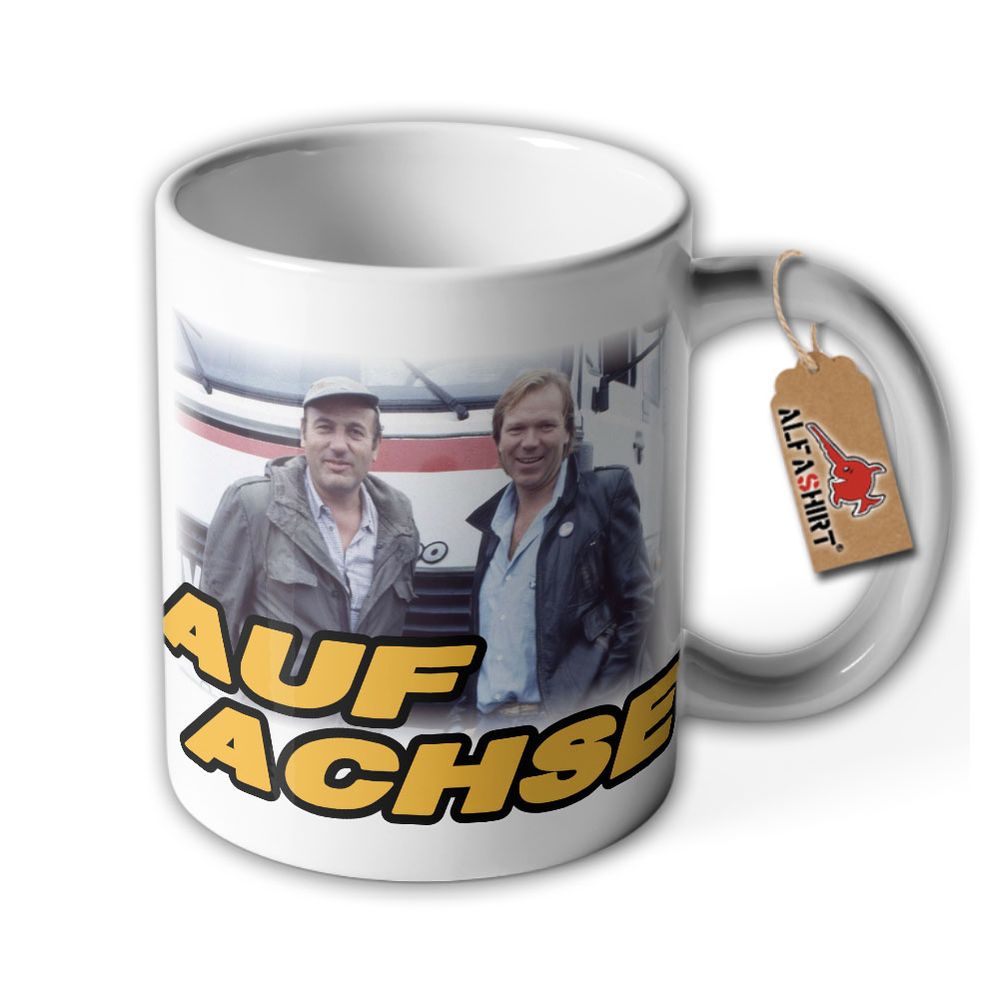 Tasse Auf Achse LKW Fahrer Fernfahrer Brummi Kult Serie #36263