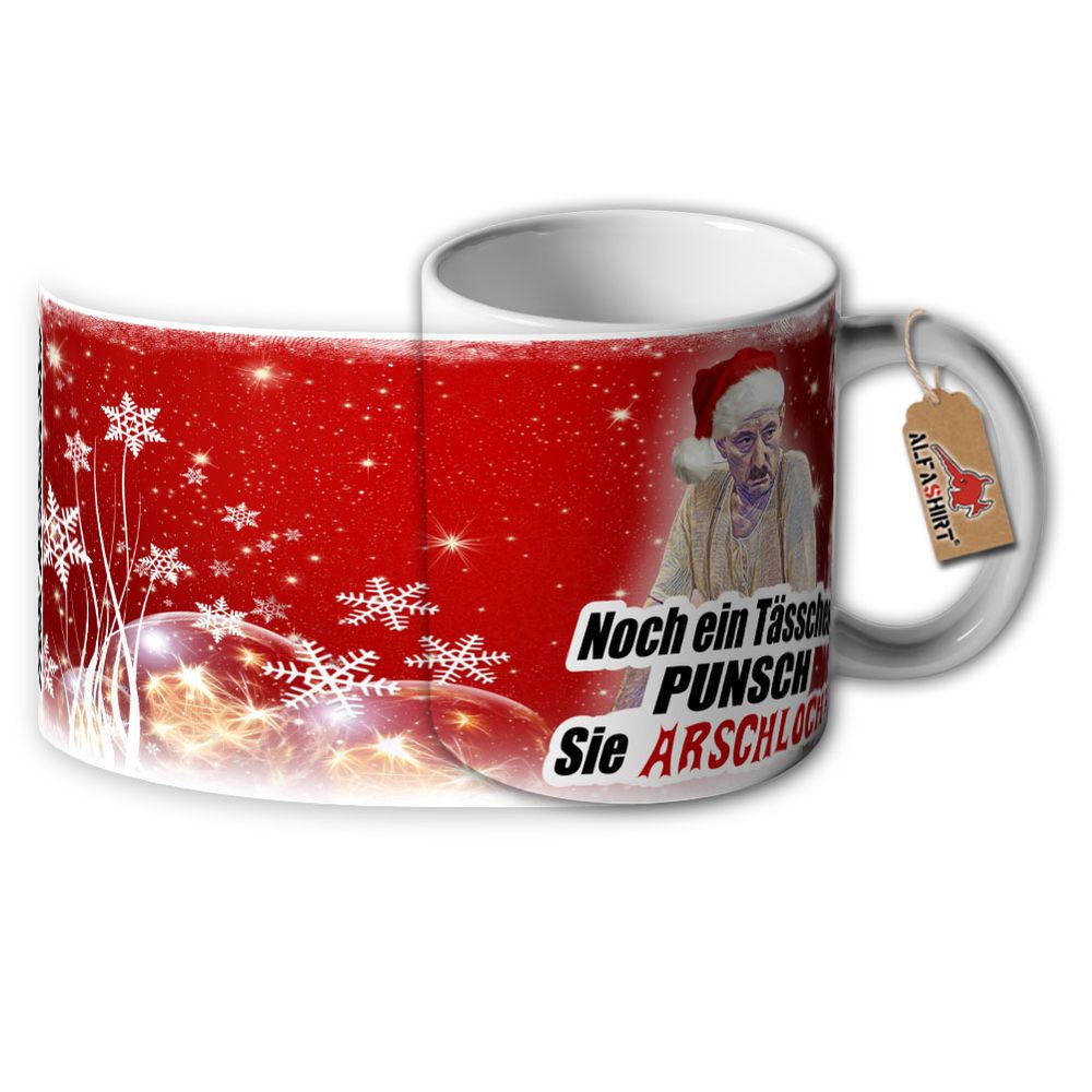 Mug Alfred Tetzlaff Christmas Mug You Asshole Punch Merry Christmas Fun Cult TV Series Gift 70s #43355