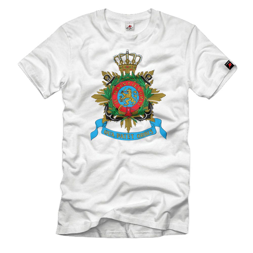 Qua patet orbis Korps Mariniers Niederlande Holland Marine T-Shirt#33014