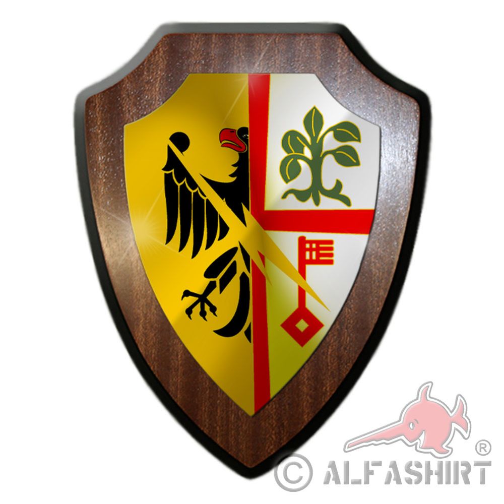 Heraldic shield FmBtl 960 Mayen Fernmelder Bundeswehr Army radio operator souvenir # 34493