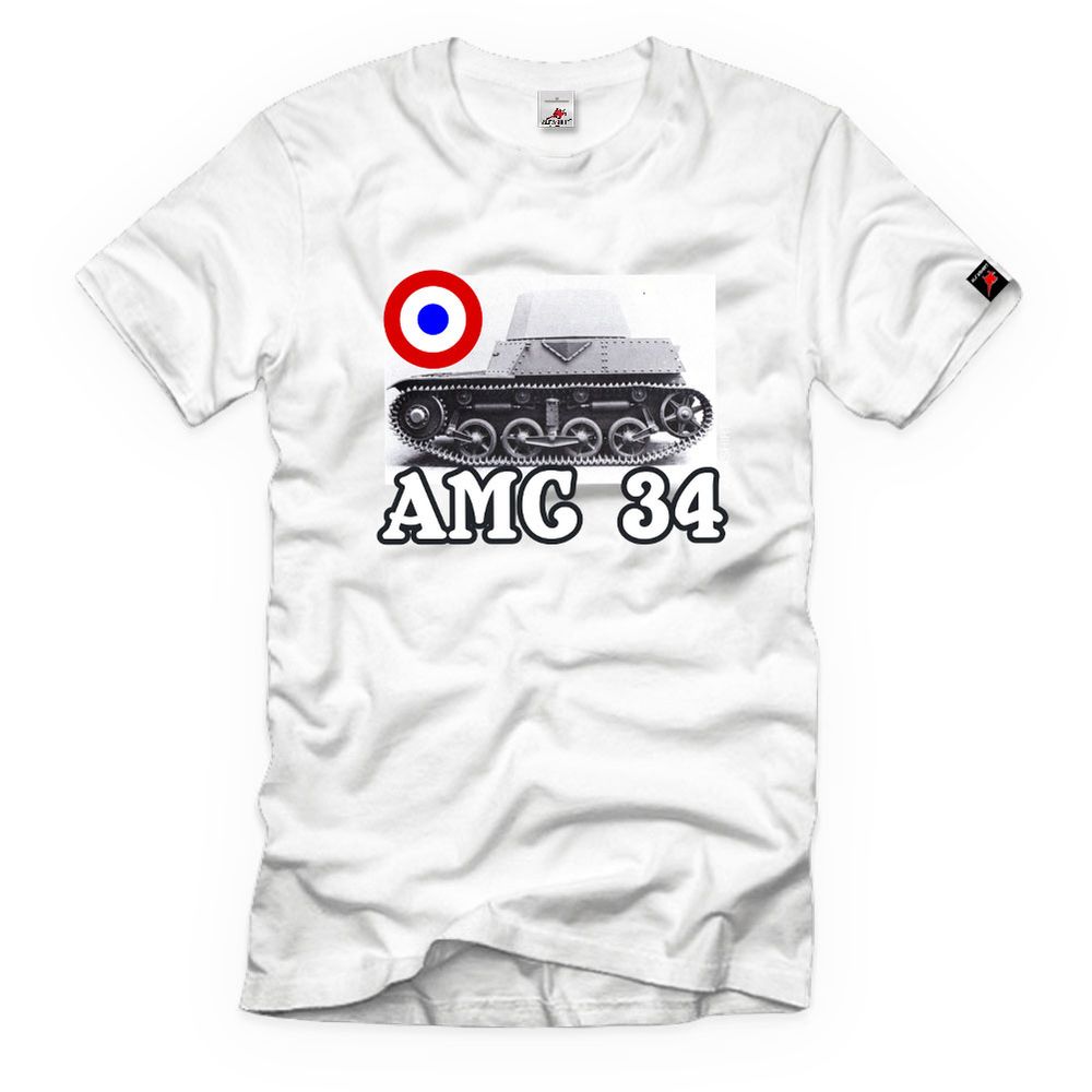 AMC 34 Panzer Kavallerie-Einheiten der französischen Armee -Shirt#32685