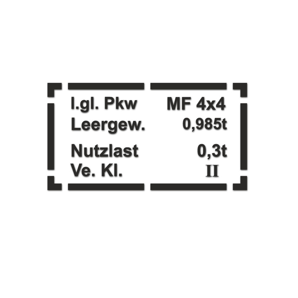 Plate suitable for Massey Ferguson 240 20x10 A5873