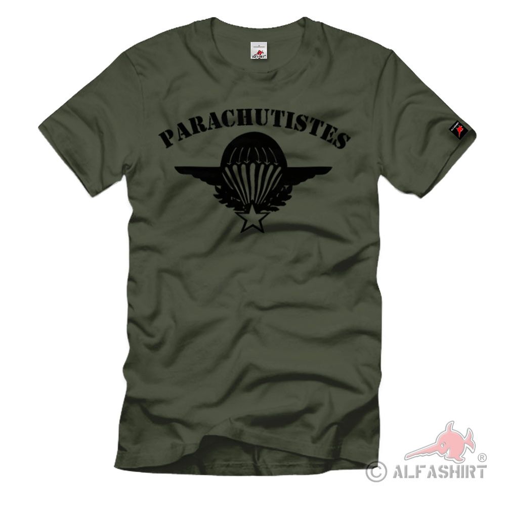 Fallschirmjäger Regiment 1e Régiment Étranger Parachutistes - T Shirt #1194