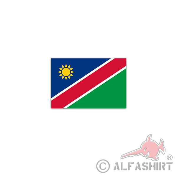 Aufkleber/Sticker Namibia Fahne Republic of Namibia Windhoek Afrika 11x7cm A2911