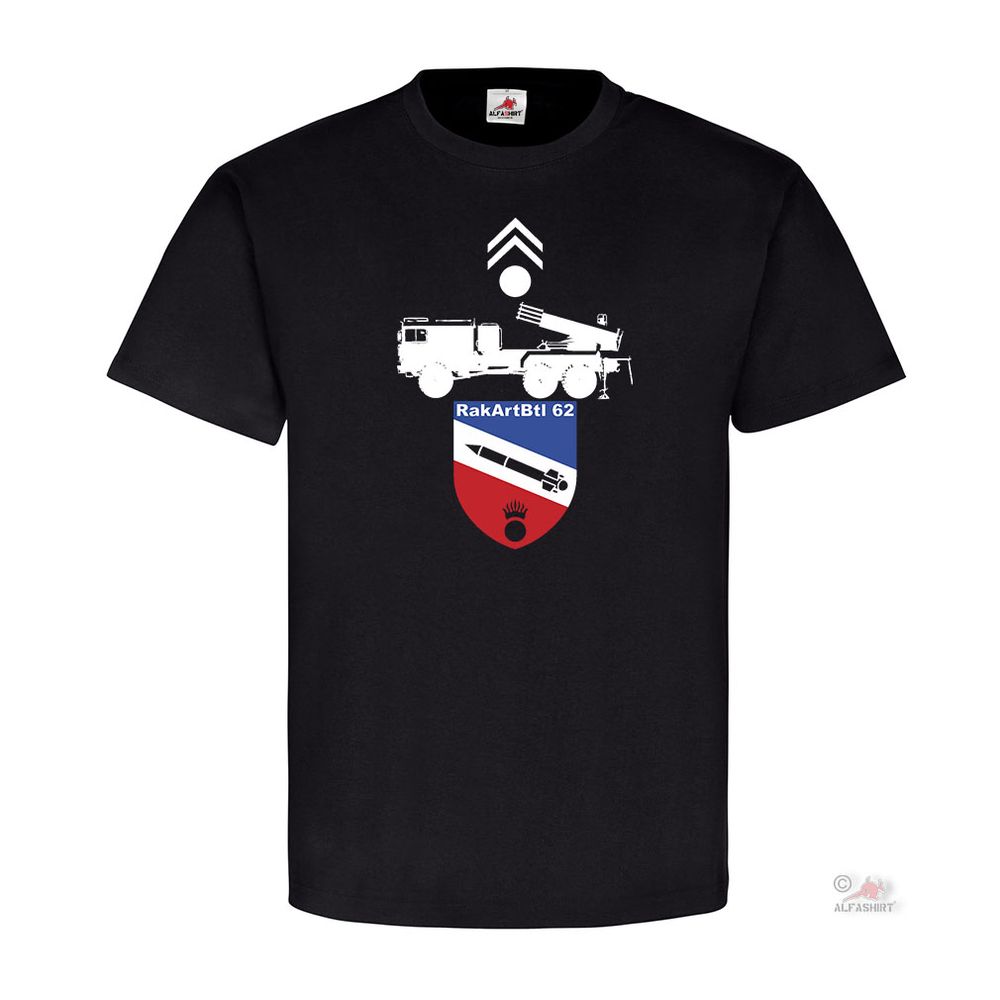RakArtBtl 62 Lars 2 Rocket Artillery Battalion BW Kellinghusener T-Shirt #19439