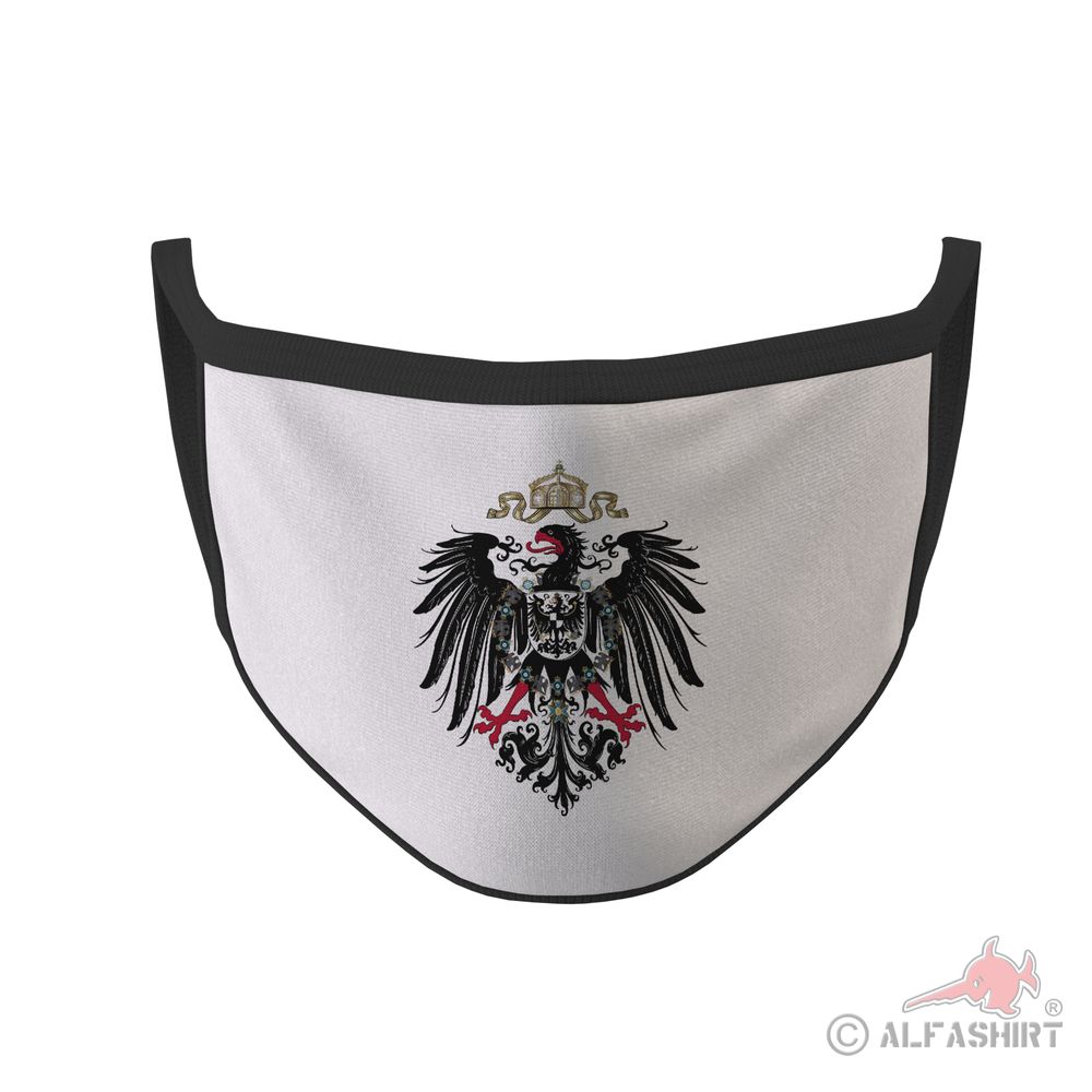 Mouth mask Deutsches-Kaiser-Reich Adler Deutschland schwarzase # 35485
