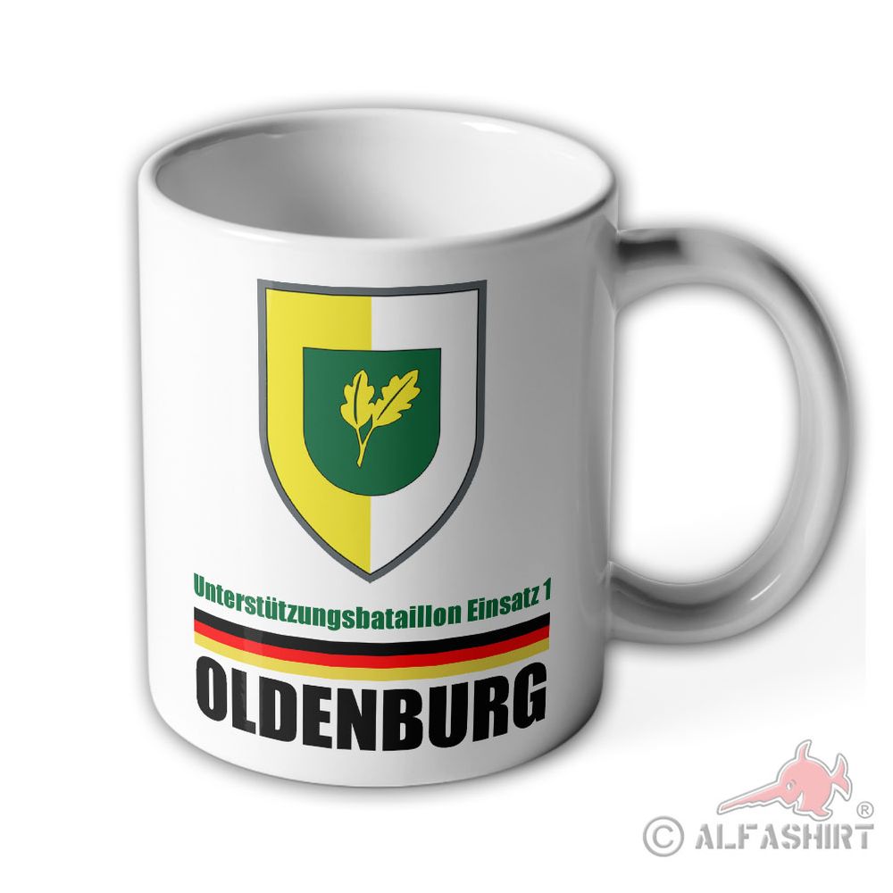 Tasse Unterstützungsbataillon Einsatz 1 Oldenburg UstgBtl Eins Bundeswehr#36428
