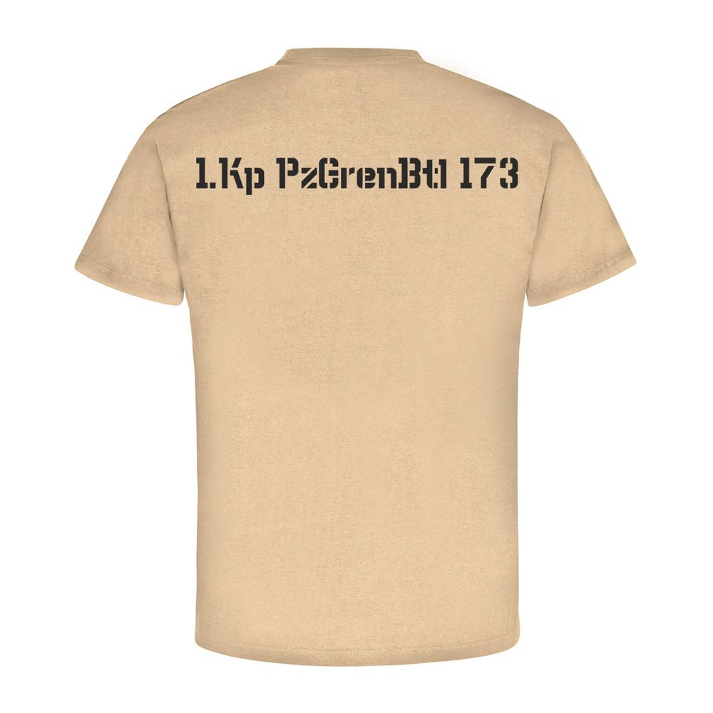 1 Panzergrenadierbataillon 173 mit Schützenpanzer Bundeswehr - T Shirt #6611