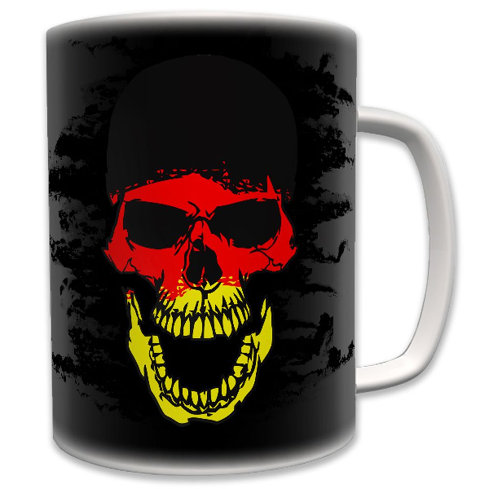 Deutschland Germany Skull Armee Army Militär Kult Totenschädel - Tasse #6205
