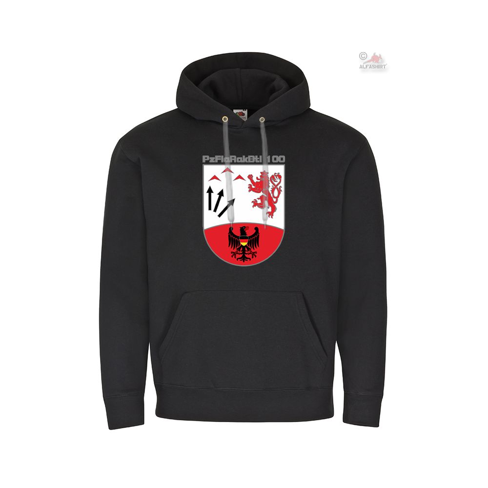 PzFlaRakBtl 100 Anti-Tank Missile Battalion Tank - Hoodie # 10646