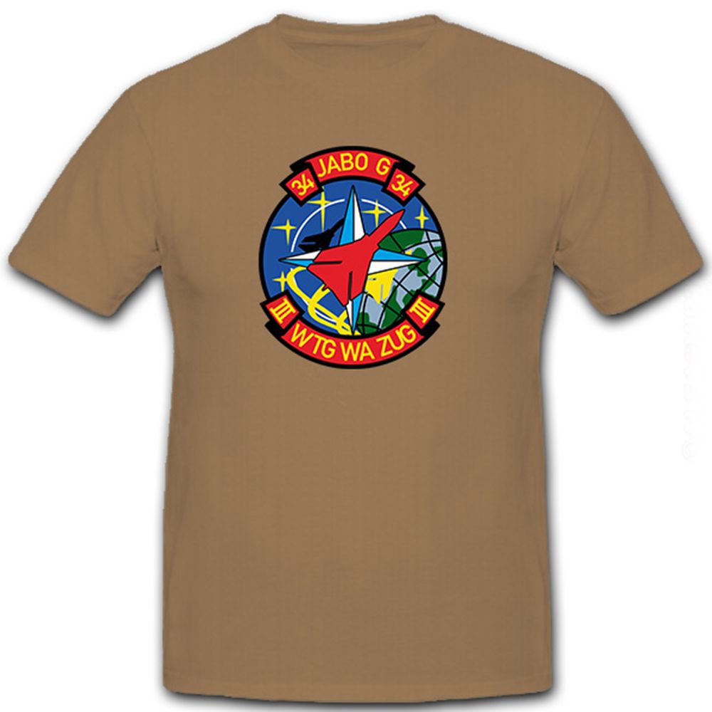 JaboG 34 Wtg Wa Zug III Bundeswehr Bw Luftwaffe Tornado NATO - T Shirt #8530