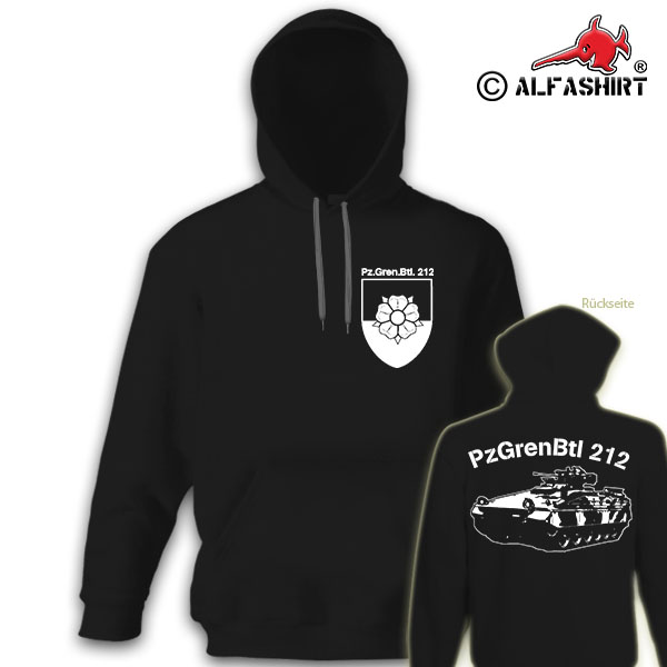 Hoodie PzGrenBtl 212 Spz Marder Schützenpanzer Panzergrenadierbataillon #13177