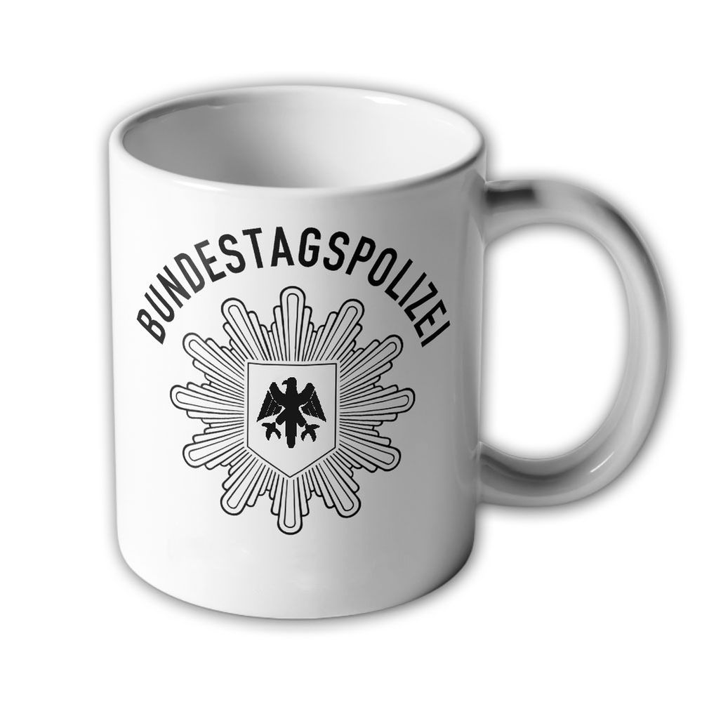 BTPol personalisiert mit Name Bundestagspolizei Parlamentspolizei Tasse #35344