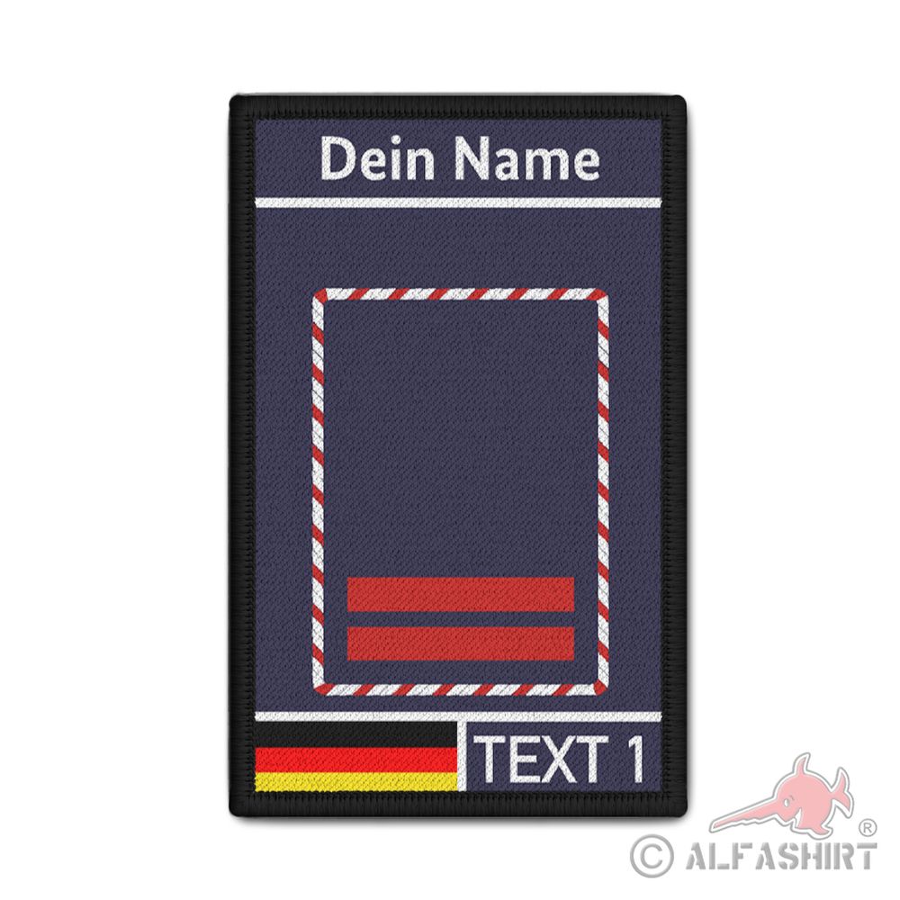 Rank Patch Feuerwehr Oberbrandmeister Feuerwehr NRW OBM Feuer #39754