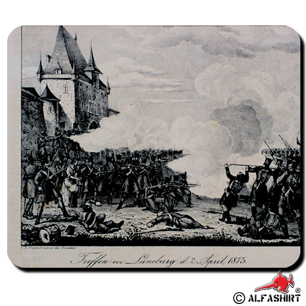 Battle of Lüneburg Autumn campaign 1813 Liberation Wars France Mausepad # 16180
