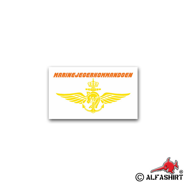 Aufkleber/Sticker Marinejegerkommandoen MJK Norwegen Spezialeinheit 12x7cm A2487