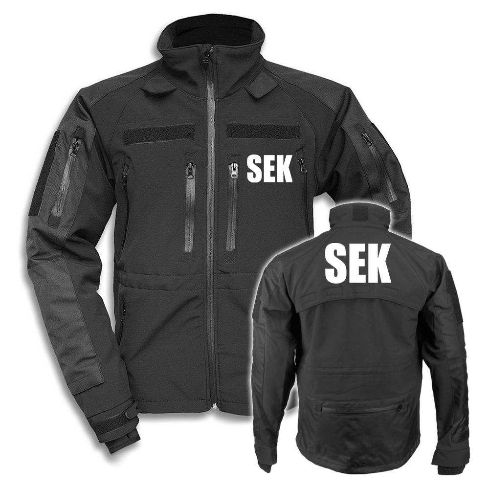 Tactical softshell jacket SEK troupe service clothing Police Police # 30183