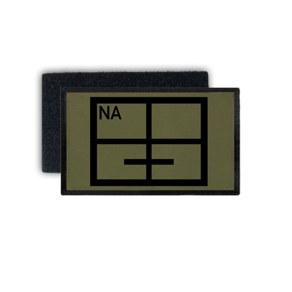 Patch Bw Notarzt NA Bundeswehr BWZK Krankenhaus Feldlazarett 7,5x4,5cm #35232