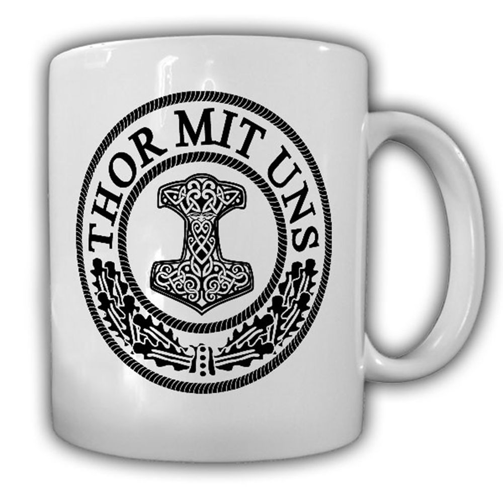 Thor mit uns Thors Hammer Mjölnir Wikinger Gott Germanen Wh Wk #13975