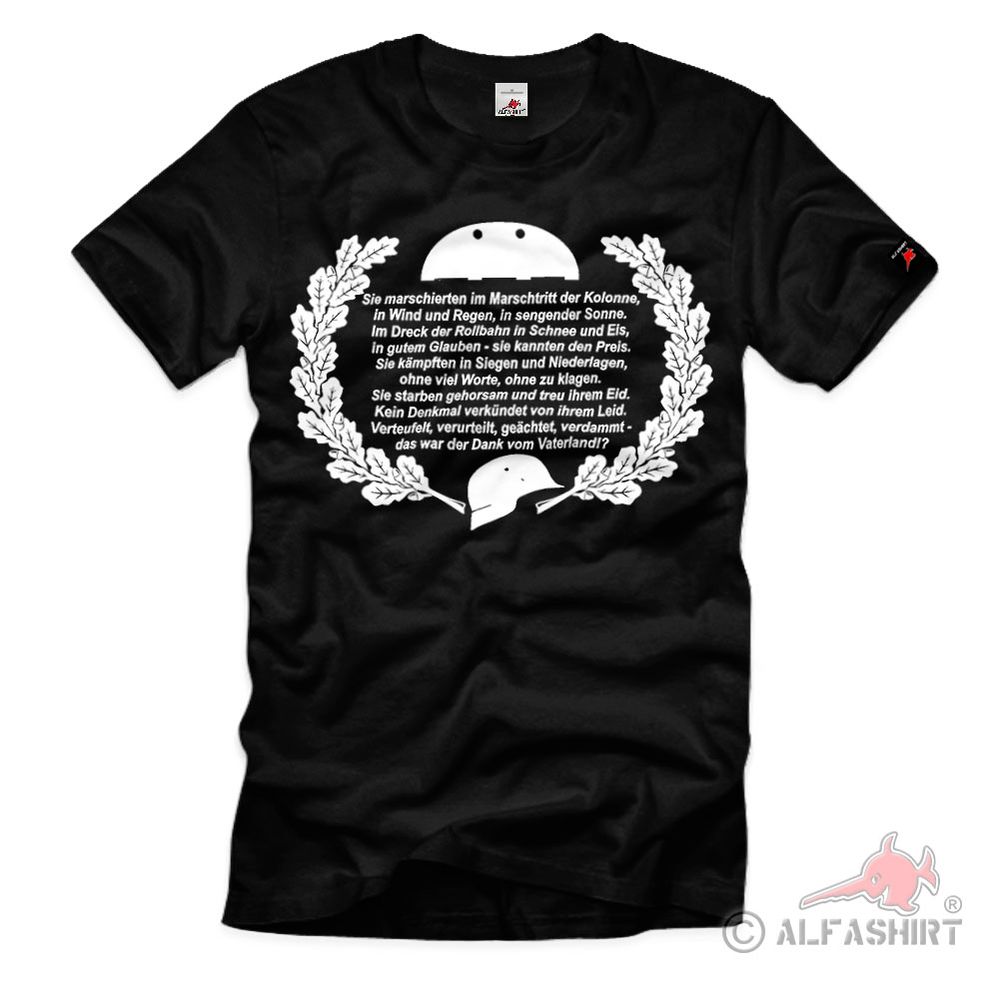 Verurteilt, verteufelt geächtet verdammt vom Vaterland T Shirt #40094