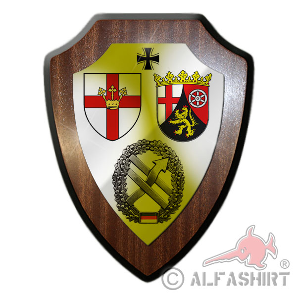 Wappenschild / Wandschild -OpInfo Koblenz Standort Garnision Kaserne #18712