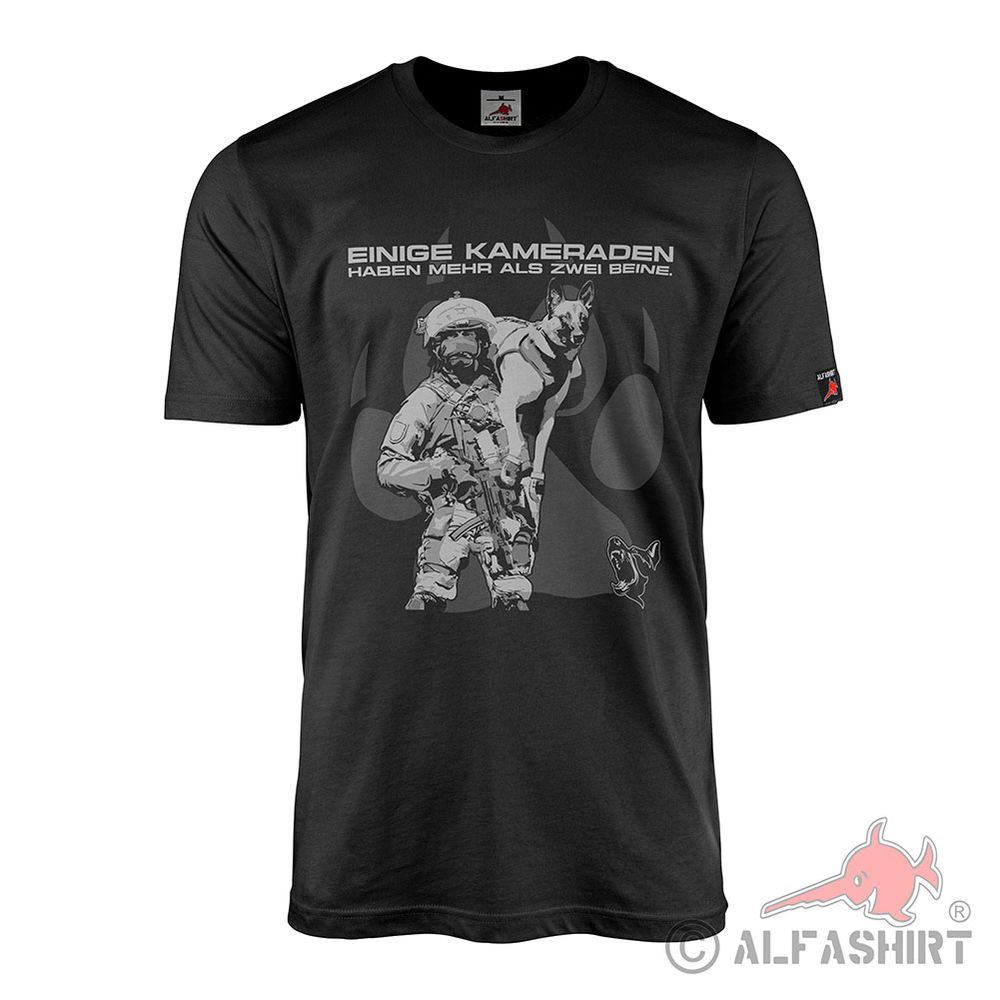 Comradeship Dog DHF Police Tracking Dogs Rescue T-Shirt43301