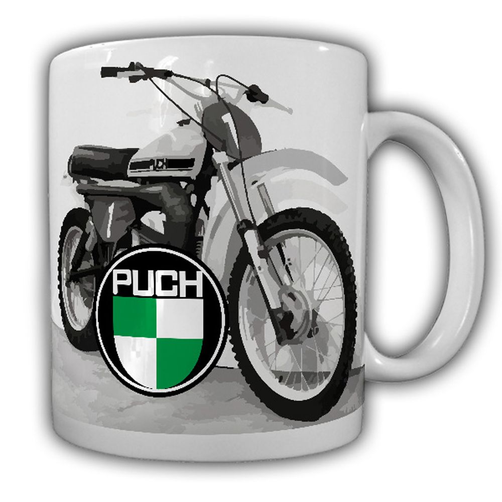 Puch Geländemotorrad Motocross Biker Oldtimer Vintage #22389