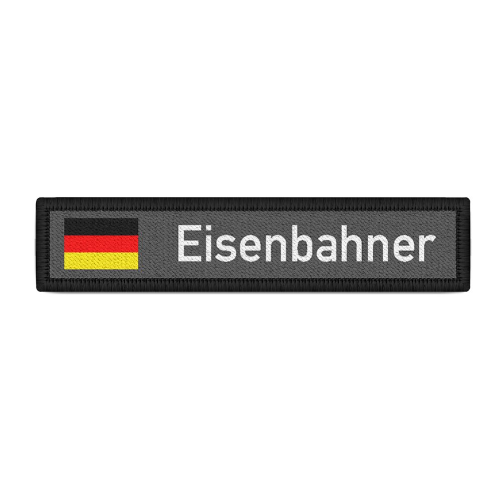 Namenspatch Eisenbahner Dampflock Eisenbahn Zugführer Lokomotive Streifen #31284