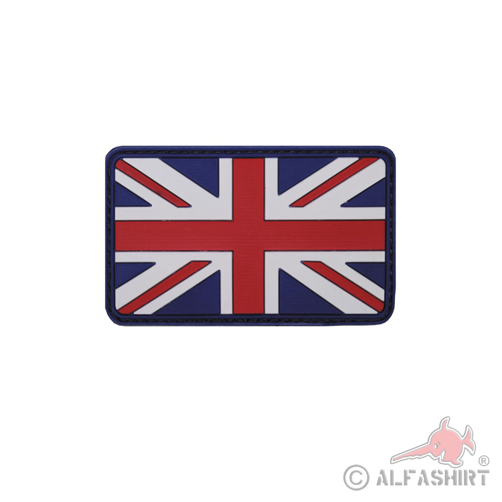 3D Rubber Patch United Kingdom of Great Britain England Union Jack Fahne #37014